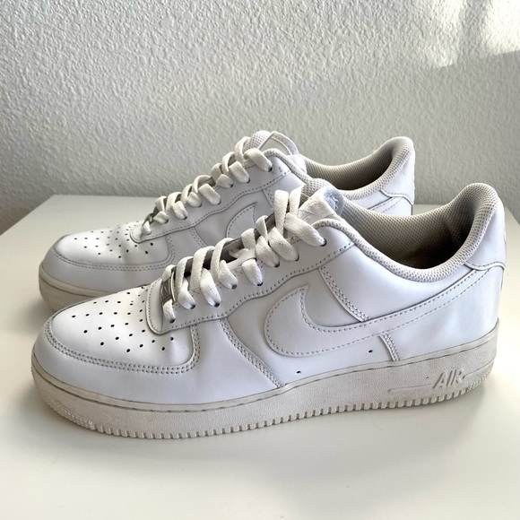 Nike Other - Nike Air Force One Low Men’s Triple White Sneakers, Size 10.5,AF1